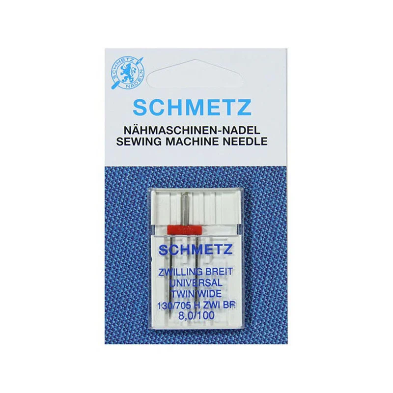 Zwillingsnadel universal Größe 8,0/100mm Kostenloser Versand