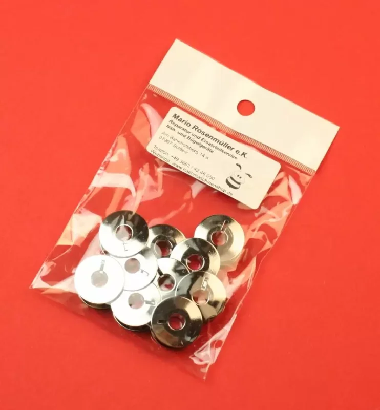 Must-Have Spulen für Veritas, Riccar, Elna, Janome, Singer, Pfaff, Babylock, Bernette, Bernina / 10 Stück