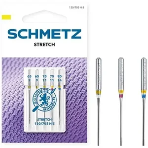 Stretch Nadel Schmetz 130/705 H-S VQS Stärke 65-90 (SB-Karte) # 713167 Neue Kollektion