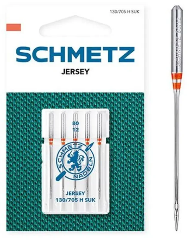 Jersey Nadel Schmetz 130/705 H SUK Stärke 80 (SB-Karte) # 707087 Markenprodukt