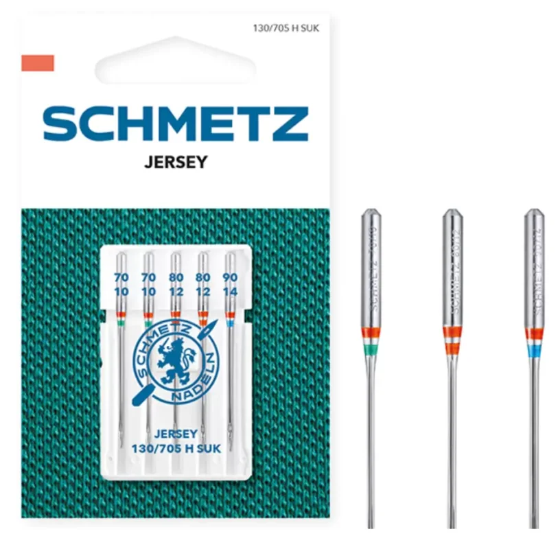 Gratis Versand Jersey Nadel Schmetz 130/705 H SUK VHS Staerke 70-90 (SB-Karte) 5er # 707387
