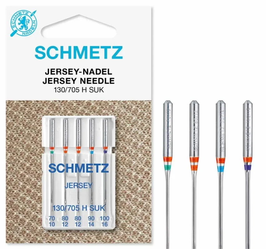 Zertifiziert Jersey Nadel Schmetz 130/705 H SUK VLS Staerke 70-100 sortiert # 707467