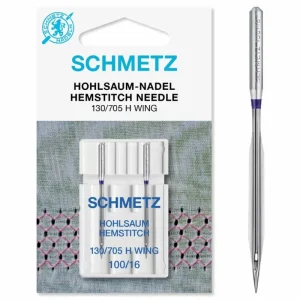 Hohlsaum-Nadel Schmetz 130/705 H WING Staerke 100 (SB-Karte) Mega-Angebot