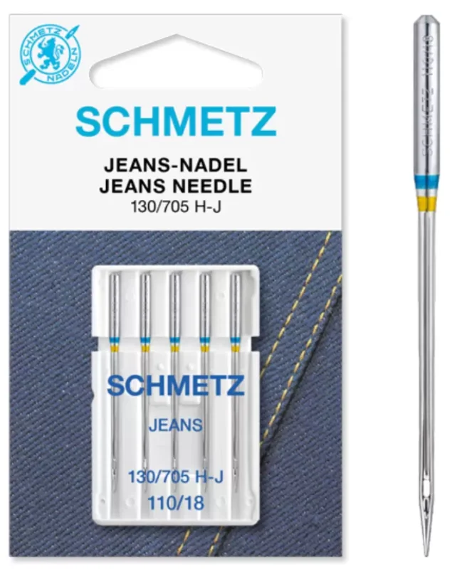 Jeans Nadel Schmetz 130/705 H-J VFS Staerke 110 (SB-Karte) # 709087 Zertifiziert