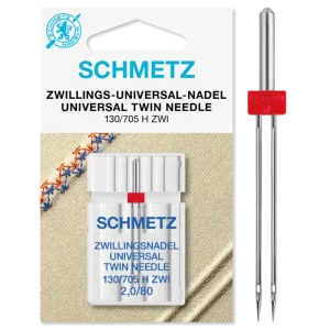Zwillings-Universal Nadel Schmetz 130/705 H ZWI 2.0 Stärke 80 (SB-Karte) # 714947 Schneller Versand