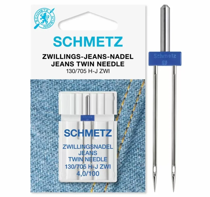 Zwillings-Jeans Nadel Schmetz 130/705 H-J ZWI 4.0 SES Staerke 100 Abverkauf
