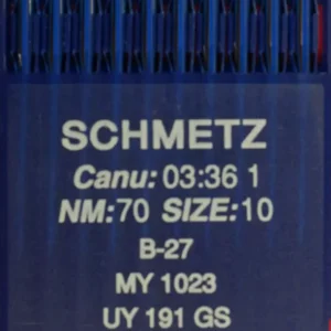 Zertifiziert Schmetz B-27 Stärke 80 / Schmetz MY 1023 / Schmetz UY 191 GS / Schmetz DCx27