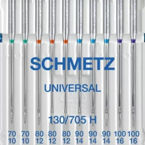Zertifiziert Universal Nadel Schmetz 130/705 H Stärke 70-100 (REFILL) 10er # 705257