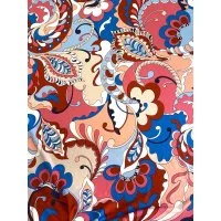 Gratis Versand Blusenstoff Sommerstoff Viskose Jersey Breite 145 cm