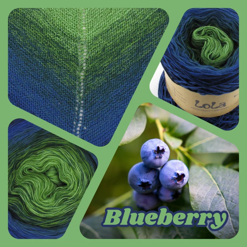 Letzte Chance LoLa Farbverlaufsgarn Classic Bobbel: Blueberry