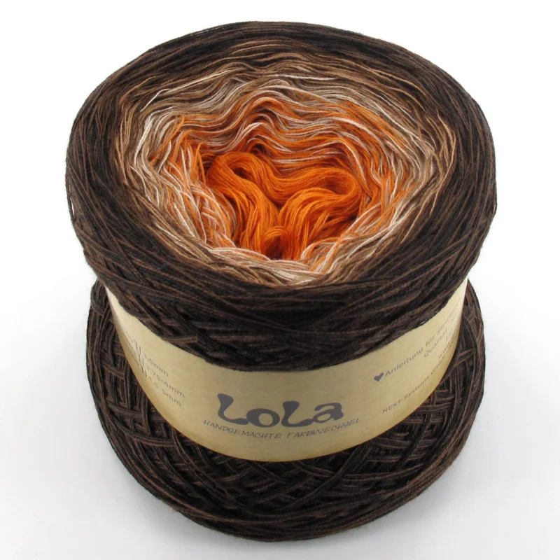 LoLa Farbverlaufsgarn Classic Bobbel: Blutorange Jetzt Bestellen