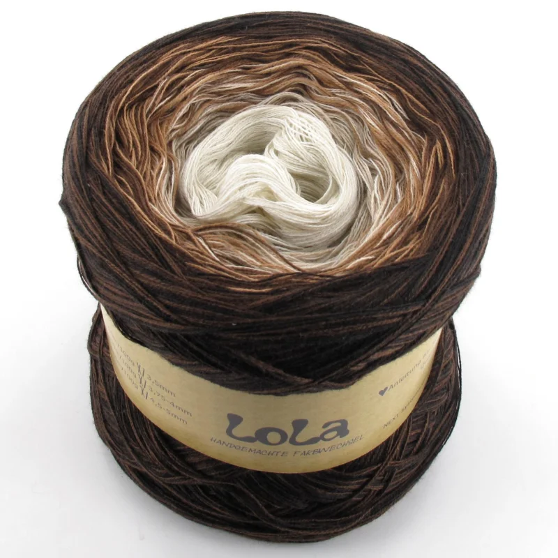 Nur Für Kurze Zeit LoLa Farbverlaufsgarn Classic Bobbel: Coffee