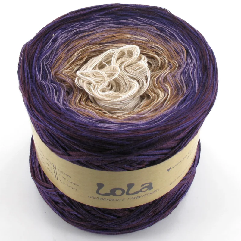 Angebot LoLa Farbverlaufsgarn Classic Bobbel: Cremilla