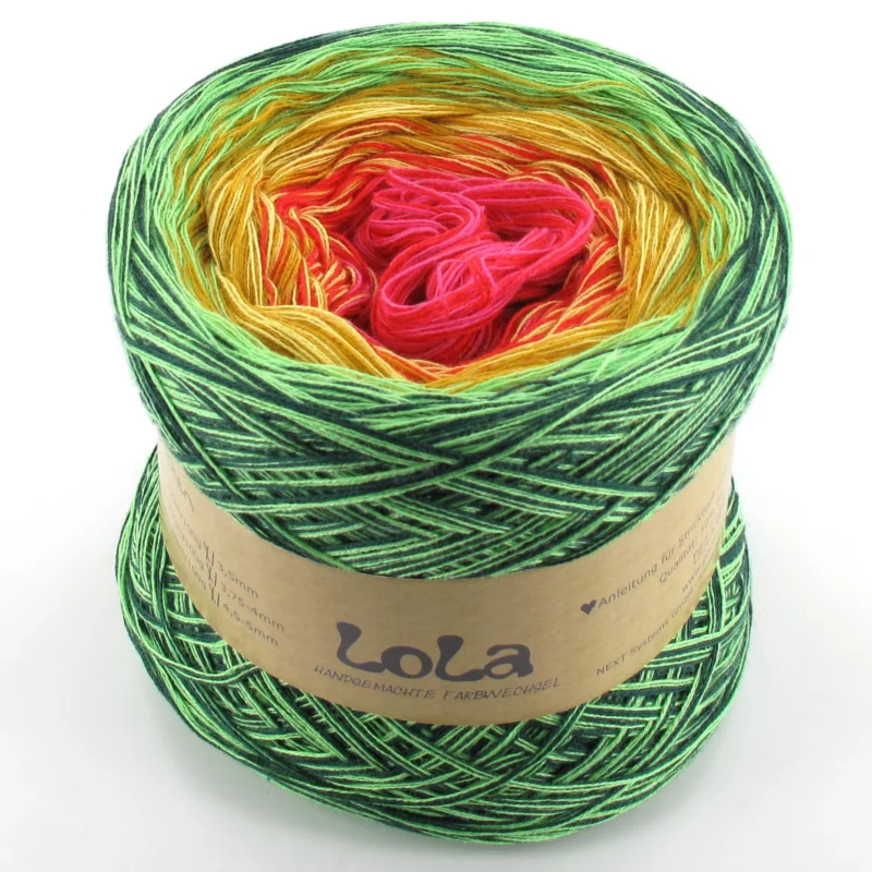 Schnäppchen LoLa Farbverlaufsgarn Classic Bobbel: Feuerdrachen