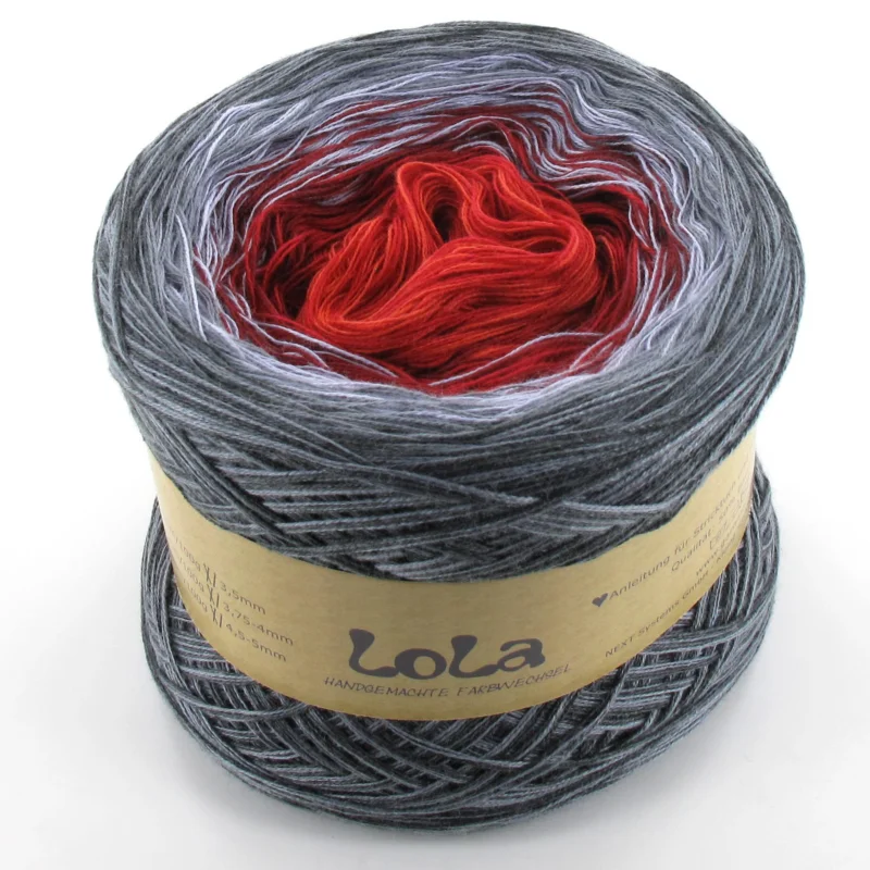 LoLa Farbverlaufsgarn Classic Bobbel: Feuerstein Heißes Angebot