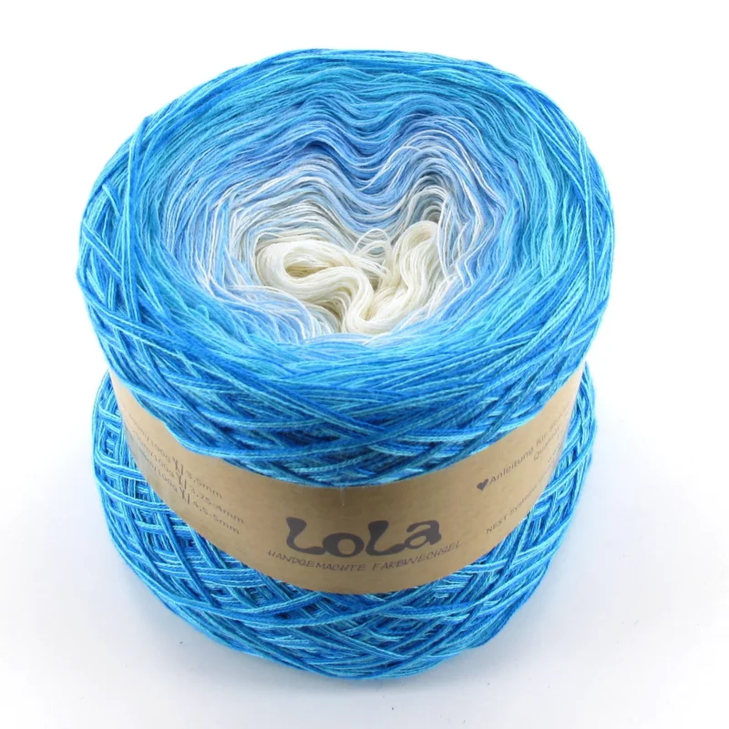 Neu Im Sortiment LoLa Farbverlaufsgarn Classic Bobbel: Iceberg