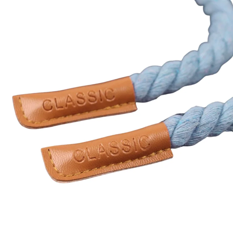 Kunstleder Kordelende - Lederimitat - Klein - Classic Braun - 1 Stück Sonderangebot