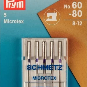 Zertifiziert Prym Nähmaschinennadeln 130/705 Microtex 60-80 - 154940