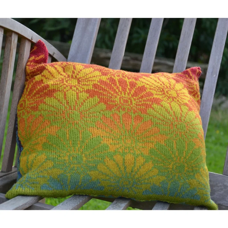 Direktkauf StrickSet inkl. PDF-Strickanleitung NEXT Multicolori Ornament-Kissen