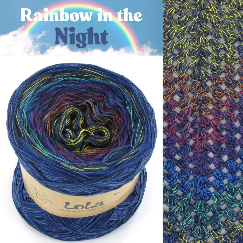 LoLa Farbverlaufsgarn Bobbel: Rainbow in the Night Finale Aktion