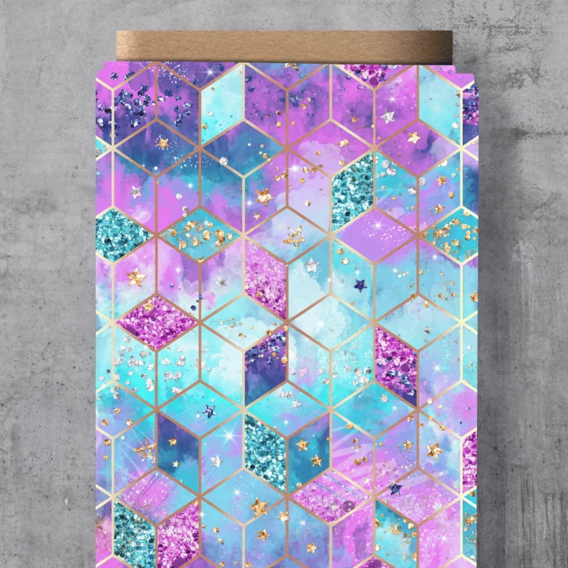 Zertifiziert VORORDER - Eigendesign - Electric Skies Lila