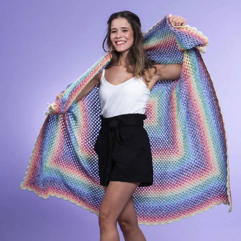 GarnSet aus "Simply Kreativ Häkeln vol. 3" ID 6206: LoLa Bobbel Boxx 4fach Decke SheHorn Mega-Angebot
