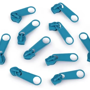 Zipper - Reißverschluss-Schieber - 5mm - Türkis Billig