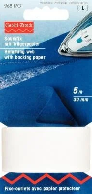 Prym Saumvlies mit Trägerpapier zum Einbügeln 30 mm weiß Expressversand
