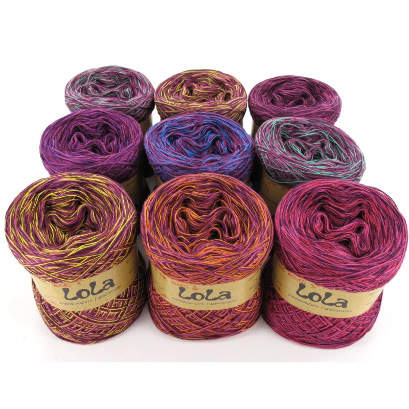 Echt Bobbel Boxx LoLa 4fach Farbverlaufsgarn Rainbow in the Roses