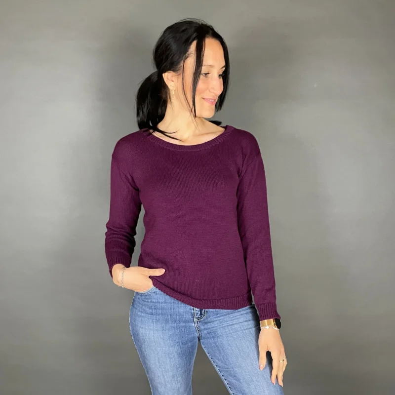 Zertifiziert StrickSet inkl. PDF-Strickanleitung LoLa 4fach Damenpullover Ladys Classic