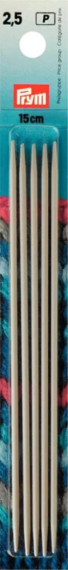 Bestseller Prym Stricknadeln ALU 4 Stück grau Länge: 15cm Ø2,5mm