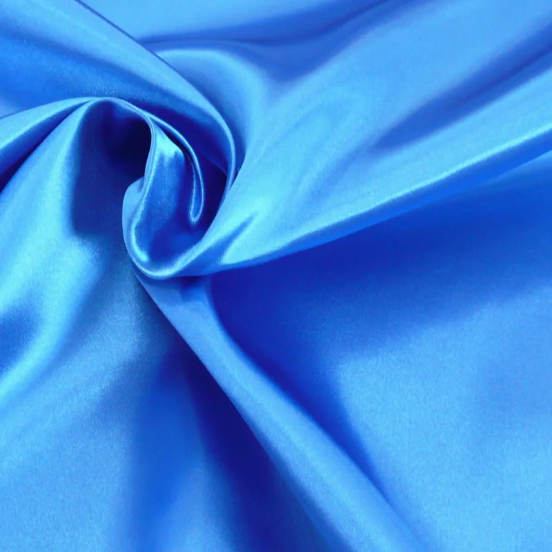 Kreativstoff Satinstoff einfarbig royalblau 1,4m Breite Top-Preis