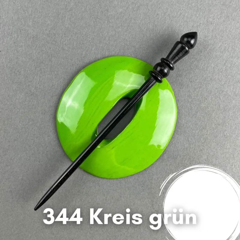 Zertifiziert Garnmanufaktur Tuchnadel #344 Kreis grün