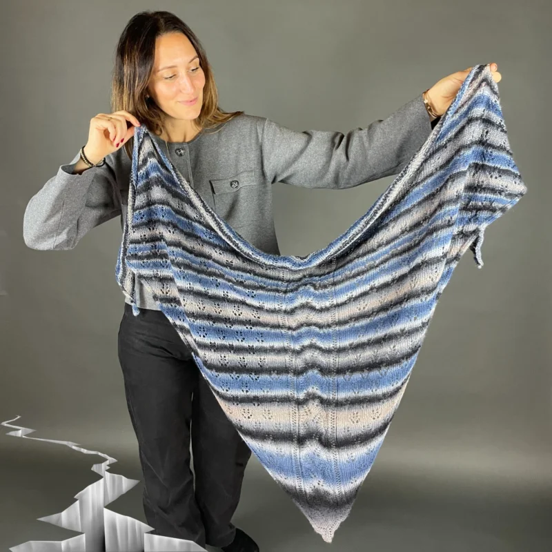 Zertifiziert StrickSet inkl. PDF-Strickanleitung Samba Stricktuch Icebreaker