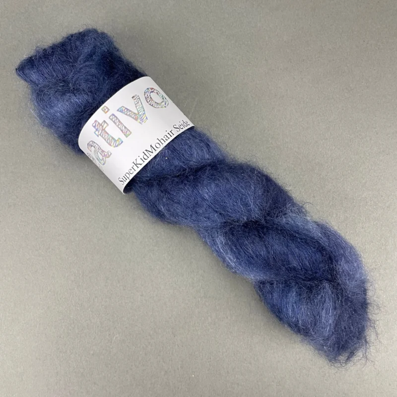 Zertifiziert SALE Creativo handgefärbt SuperKidMohair + Seide 50g Farbe: marine