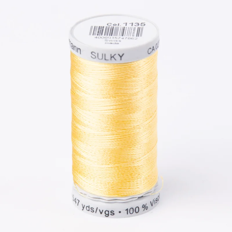 Bestpreis Stickgarn Farbnr. 1135 Gütermann 500 Meter/Spule Viscose Sulky Rayon 40