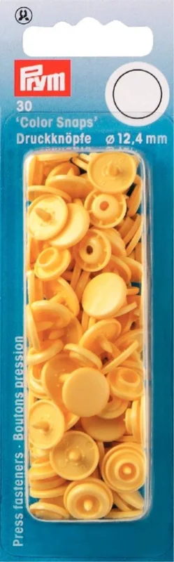 Prym Color Snaps Druckknöpfe Ø12,4mm banane gelb Meistverkauft