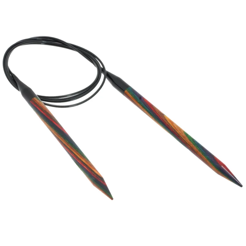 Lana Grossa Rundstricknadel Design-Holz Multicolor St. 9,0/120cm Jetzt Kaufen