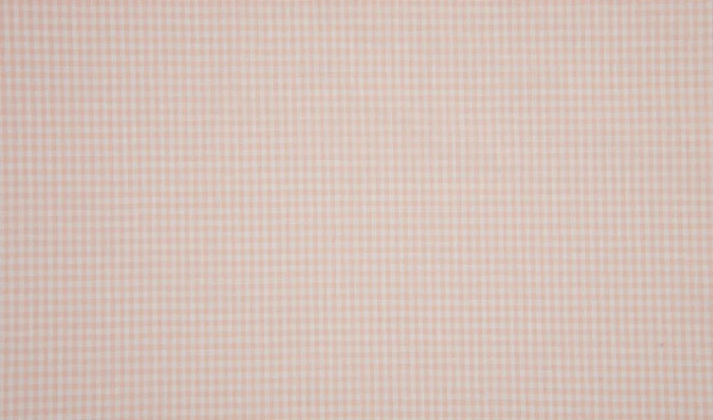Gratis Versand Baumwollstoff kariert weiß puder rosa 2mm