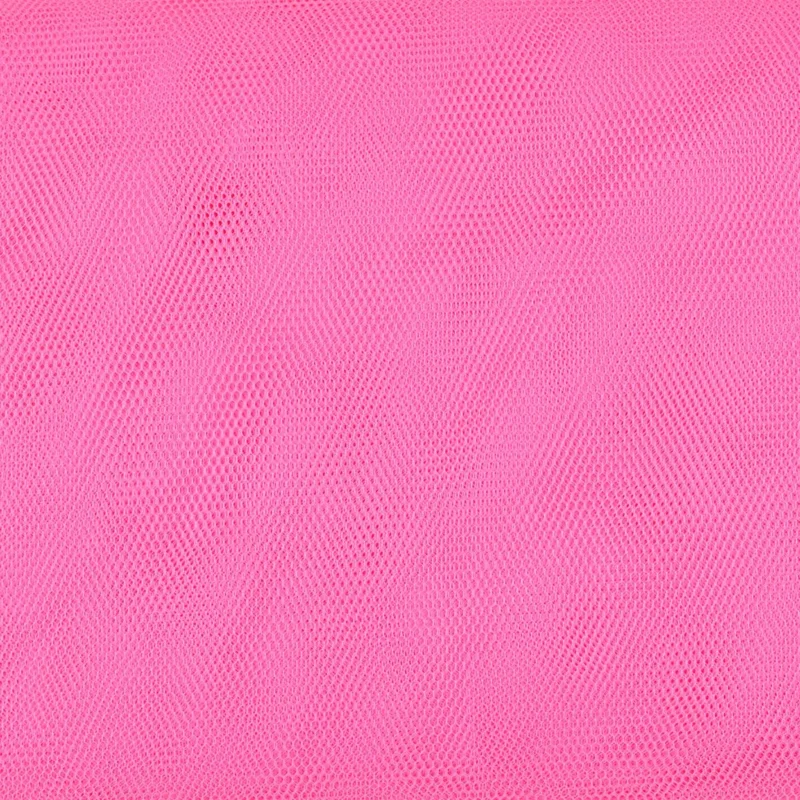 Abverkauf Kreativstoff Tüll Polyester neon pink 1,4m Breite