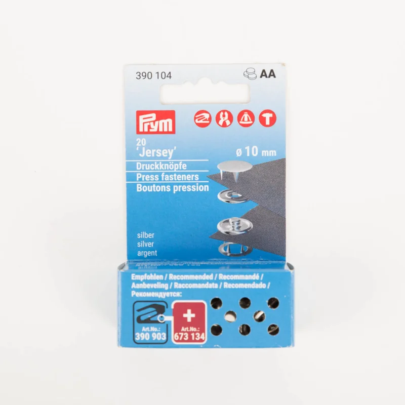 Markenware Prym Druckknöpfe Jersy Nachfüllset Ø10mm 20 Stück
