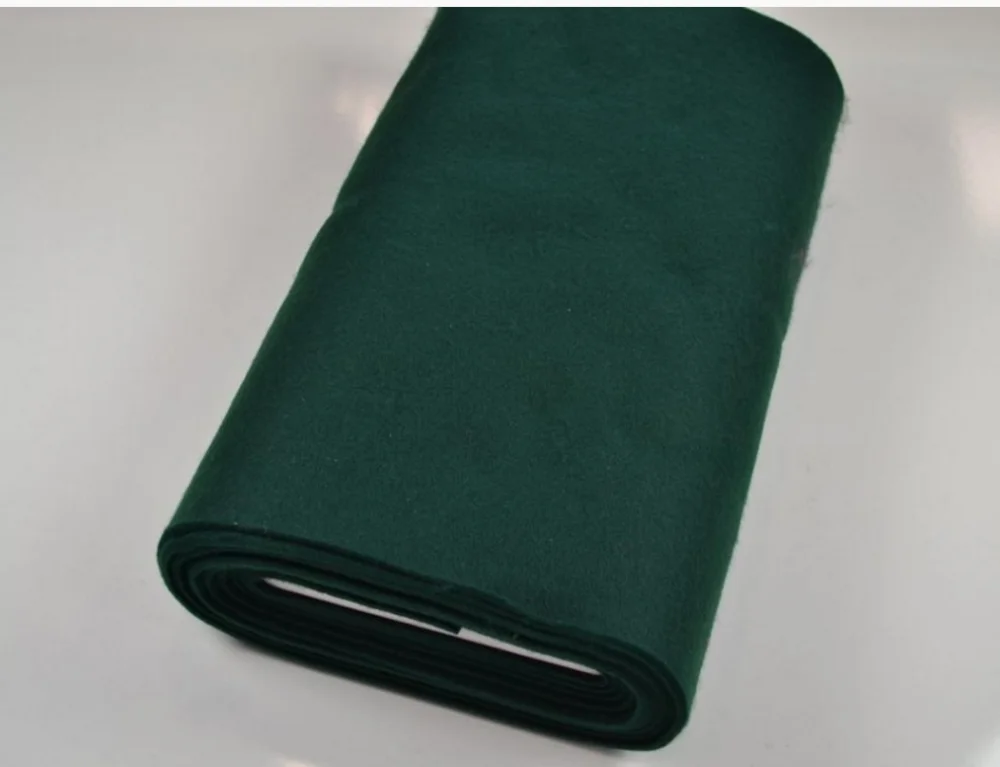 Bastelfilz einfarbig tannengrün 45cm Breite 4mm Stärke Markenware