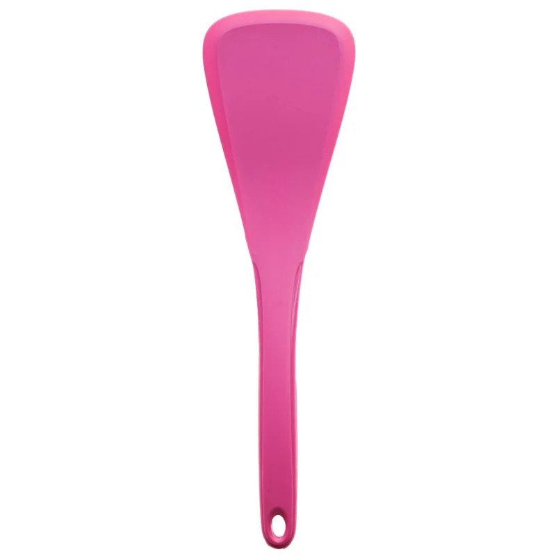 Preisknaller Kochblume Designwender Silikonwender Pfannenwender mit Edelstahlkern 30cm pink