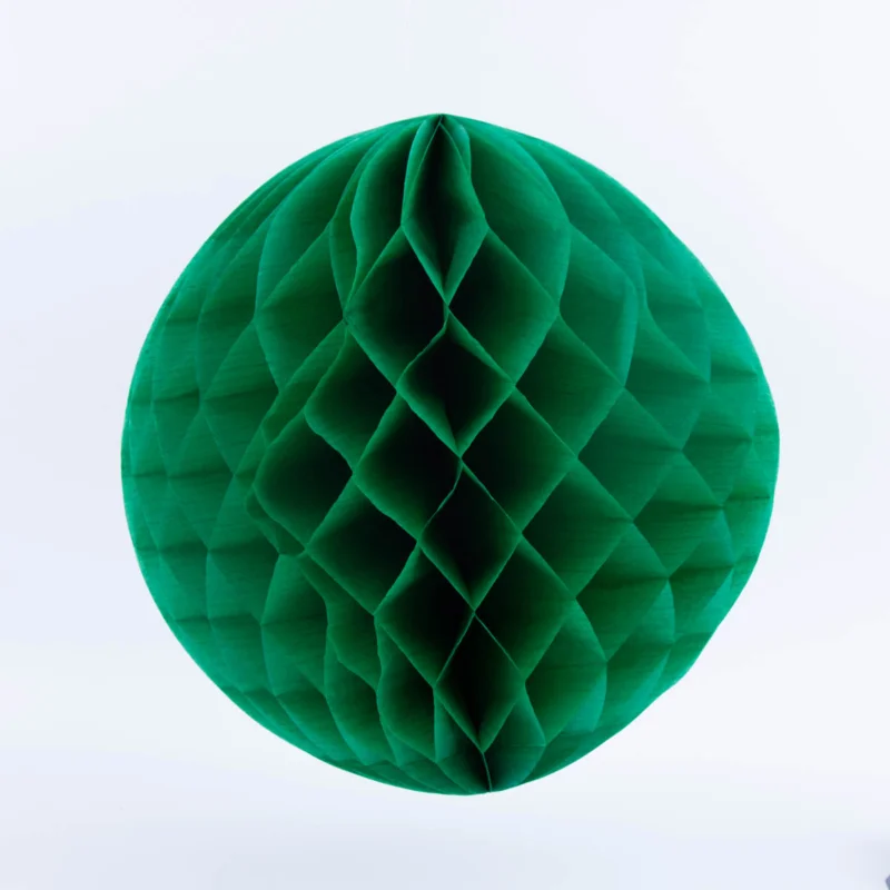 Expressversand Wabenball Papier smaragdgrün 40x40cm