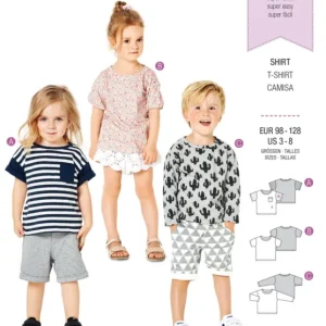 Zertifiziert Burda Schnittmuster 9322 Shirt