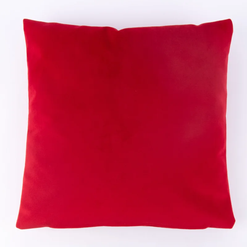 Zertifiziert Kissenhülle Duval Samtkissen rot 40x40cm
