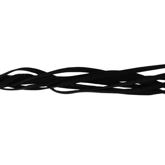 Zertifiziert Rundgummi Gummikordel Extraweich Gummi Band rund schwarz Breite: 5mm