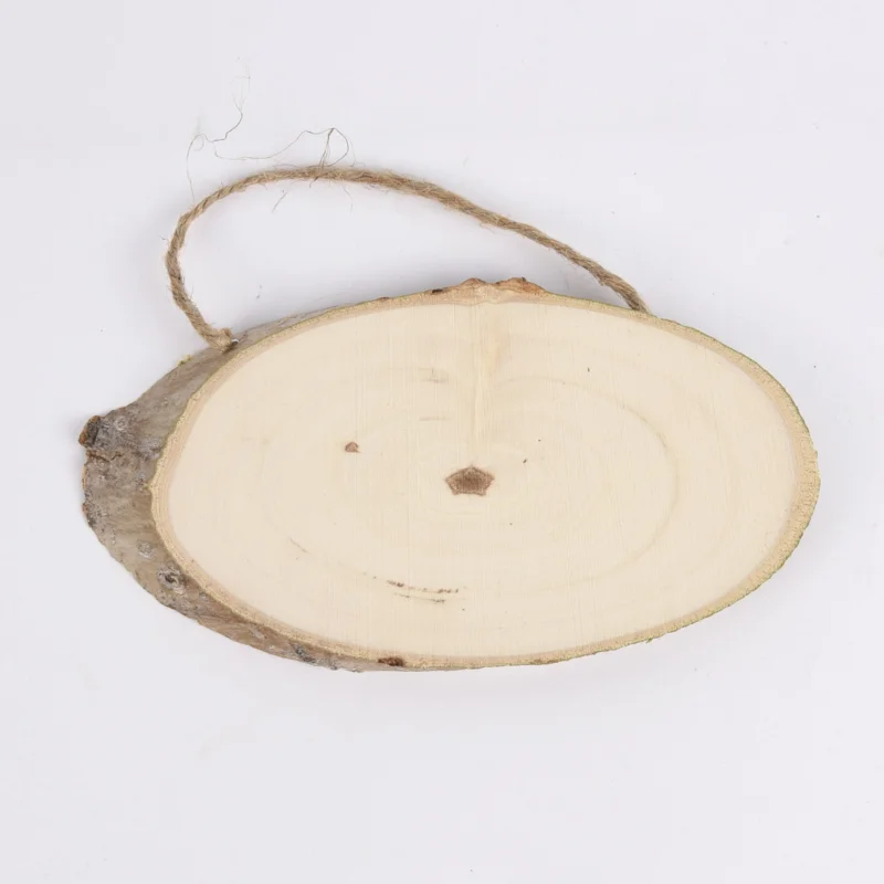 Zertifiziert Rico Design Holzschild oval Pappelholz 14-18x7-10cm