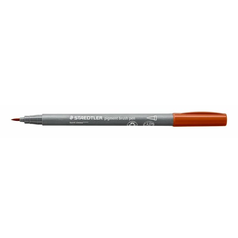 Staedtler pigment brush pen siena gebrannt (VE=10stk) Beliebt