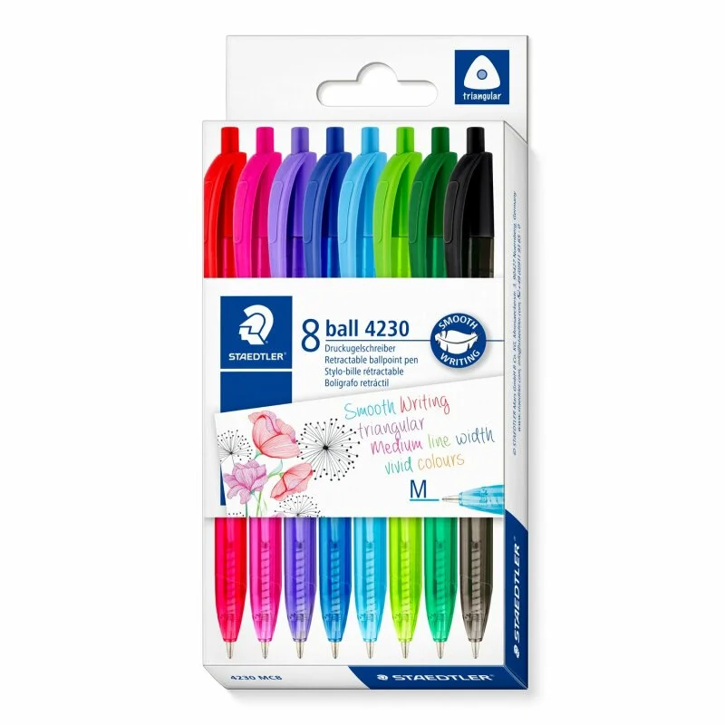 Zertifiziert Staedtler Kugelschreiber ball 4230 M 8ST